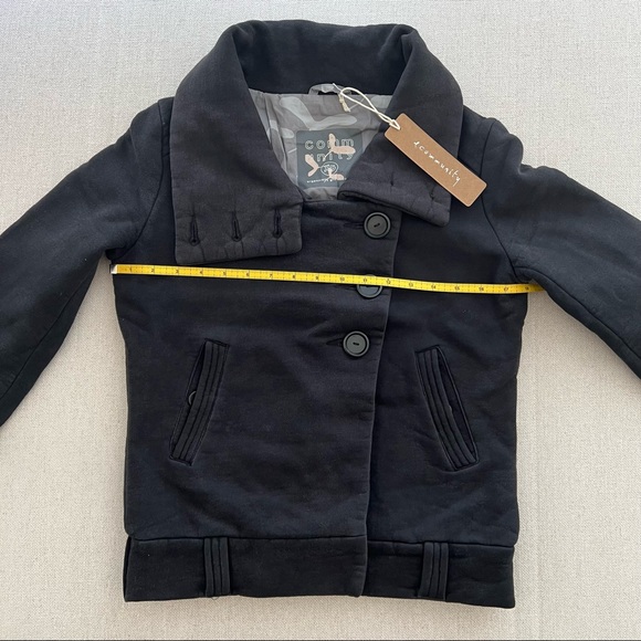 ARITZIA Community Organic Cotton Warm Black Coat - Picture 8 of 11